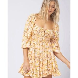 L*Space Cassidy Dress in What In The Carnation Floral Size XL Beach Feminine